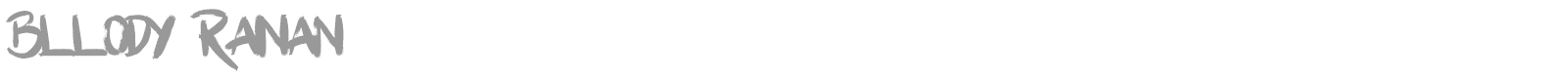 Bllody Rainan font preview